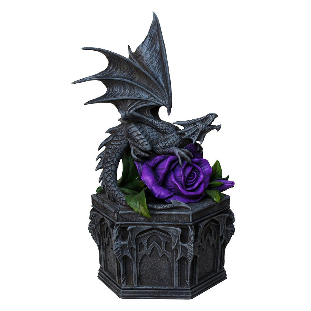 Nemesis Now - Dragon Beauty Dekorative Schachtel - Mehrfarben